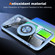 iPhone 16 Pro Magnetic Rotating Ring Holder Phone Case - Light Blue