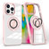 iPhone 16 Pro Magnetic Rotating Ring Holder Phone Case - Pink