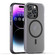 iPhone 16 Pro MagSafe Frosted Translucent TPU + PC Full Coverage Phone Case - Black
