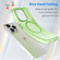 iPhone 16 Pro MagSafe Frosted Translucent TPU + PC Full Coverage Phone Case - Green