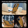iPhone 16 Pro Multi-function Holder MagSafe PU Phone Case - Brown