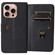 iPhone 16 Pro Multi-Function Wallet 10 Card Slots Leather Phone Case - Black iPhone 16 Pro Multi-Function Wallet 10 Card Slots Leather Phone Case - Black