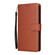 iPhone 16 Pro Multifunctional Horizontal Flip Leather Phone Case with Three Card Slots - Brown