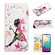 iPhone 16 Pro Oil Embossed 3D Drawing Leather Phone Case - Flower Fairy