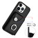 iPhone 16 Pro Organ Card Bag Ring Holder Phone Case - Black