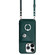 iPhone 16 Pro Organ Card Bag Ring Holder Phone Case with Long Lanyard - Green