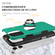 iPhone 16 Pro PC Hybrid TPU Magnetic Ring Holder Phone Case - Dark Green
