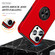 iPhone 16 Pro PC Hybrid TPU Magnetic Ring Holder Phone Case - Red