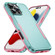 iPhone 16 Pro Pioneer Armor Heavy Duty PC + TPU Phone Case - Green+Pink