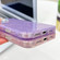 iPhone 16 Pro Plating Glitter Texture TPU Phone Case with Lens Film - White Feather Yarn