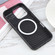 iPhone 16 Pro Pure Color Honeycomb Aromatherapy MagSafe Phone Case - Black iPhone 16 Pro Pure Color Honeycomb Aromatherapy MagSafe Phone Case - Black