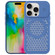 iPhone 16 Pro Pure Color Honeycomb Aromatherapy MagSafe Phone Case - Blue