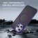 iPhone 16 Pro Rainbow Series Skin Feel MagSafe Lens Holder Phone Case - Dark Purple