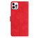 iPhone 16 Pro Seven Butterflies Embossed Leather Phone Case - Red