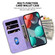 iPhone 16 Pro Seven-shaped Embossed Leather Phone Case - Purple