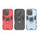iPhone 16 Pro Shockproof PC + TPU Holder Phone Case - Black