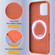 iPhone 16 Pro Shockproof Silicone Magsafe Phone Case - Gold Orange