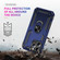 iPhone 16 Pro Shockproof TPU Hybrid PC Phone Case with Holder - Blue