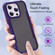 iPhone 16 Pro Skin Feel Frosted PC Hybrid TPU Phone Case - Purple