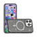 iPhone 16 Pro Terminator Style Glitter Powder MagSafe Magnetic Phone Case - Black