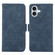 iPhone 16 Plus ABEEL Frosted Magnetic RFID Leather Phone Case - Blue