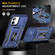 iPhone 16 Plus Armor PC + TPU Camera Shield Phone Case - Navy Blue
