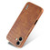 iPhone 16 Plus AZNS Electroplated Frame Crocodile Texture Full Coverage Phone Case - Brown