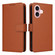 iPhone 16 Plus BETOPNICE BN-005 2 in 1 Detachable Imitate Genuine Leather Phone Case - Brown