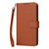 iPhone 16 Plus BETOPNICE BN-005 2 in 1 Detachable Imitate Genuine Leather Phone Case - Brown