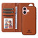 iPhone 16 Plus BETOPNICE BN-005 2 in 1 Detachable Imitate Genuine Leather Phone Case - Brown