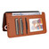 iPhone 16 Plus BETOPNICE BN-005 2 in 1 Detachable Imitate Genuine Leather Phone Case - Brown