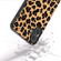iPhone 16 Plus Black Frame Leopard Phone Case - Leopard Print