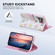 iPhone 16 Plus Bronzing Painting RFID Leather Case - Bloosoming Flower
