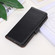 iPhone 16 Plus Crazy Horse Top Layer Cowhide Leather Phone Case - Black
