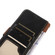iPhone 16 Plus Crazy Horse Top Layer Cowhide Leather Phone Case - Black