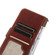 iPhone 16 Plus Crazy Horse Top Layer Cowhide Leather Phone Case - Brown