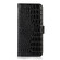 iPhone 16 Plus Crocodile Top Layer Cowhide Leather Phone Case - Black
