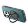 iPhone 16 Plus Denior A14 Skin Feel Rotating Holder MagSafe Phone Case - Blue iPhone 16 Plus Denior A14 Skin Feel Rotating Holder MagSafe Phone Case - Blue