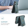 iPhone 16 Plus Denior D14 NK Retro Pattern MagSafe Magnetic Card Holder Leather Phone Case - Blue iPhone 16 Plus Denior D14 NK Retro Pattern MagSafe Magnetic Card Holder Leather Phone Case - Blue
