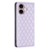 iPhone 16 Plus Diamond Lattice Magnetic Leather Flip Phone Case - Purple
