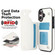 iPhone 16 Plus Double Buckle Rhombic PU Leather Phone Case - White