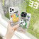 iPhone 16 Plus Electroplated Silver Series PC Protective Phone Case - Money