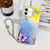 iPhone 16 Plus Electroplating Laser Butterfly Phone Case with Wrist Strap - Purple Butterflies AB3