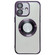 iPhone 16 Plus Electroplating Magsafe TPU Phone Case - Purple