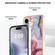 iPhone 16 Plus Electroplating Marble Dual-side IMD Phone Case - Rose Red 014