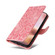 iPhone 16 Plus Embossed Sunflower Leather Phone Case - Pink