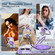 iPhone 16 Plus Gold Shield CD Pattern MagSafe Magnetic Phone Case with Rotating Stand - Transparent Purple