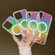 iPhone 16 Plus Gradient Color MagSafe Airbag Full Coverage Phone Case - Rainbow