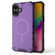 iPhone 16 Plus Grating Airbag Shockproof MagSafe Frosted Phone Case - Purple iPhone 16 Plus Grating Airbag Shockproof MagSafe Frosted Phone Case - Purple