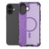 iPhone 16 Plus Grating Airbag Shockproof MagSafe Frosted Phone Case - Purple iPhone 16 Plus Grating Airbag Shockproof MagSafe Frosted Phone Case - Purple
